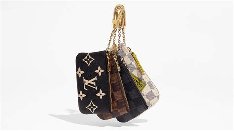 louis vuitton wristlet keychain|louis vuitton key pouch stock.